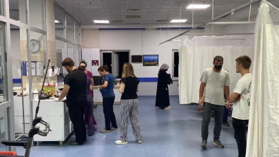 Tekirdağ'da, 50 işçi zehirlenme şüphesiyle hastaneye kaldırıldı