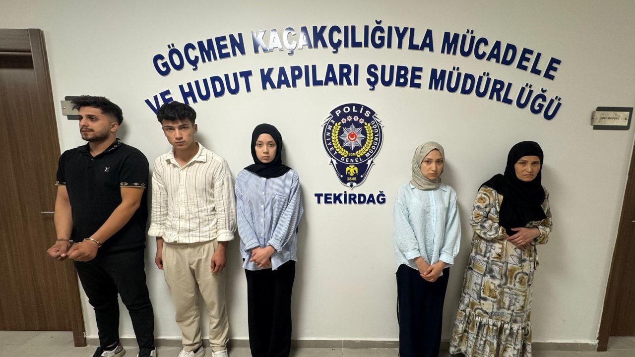 Tekirdağ'da 6 kaçak göçmen yakalandı