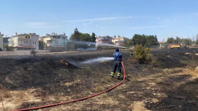 Tekirdağ'da ot yangınları söndürüldü