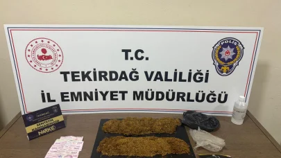 Tekirdağ'da uyuşturucu operasyonunda 3 tutuklama