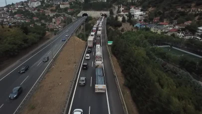 TEM’de tünel içinde zincirleme kazada 5 kişi yaralandı; trafik aksadı