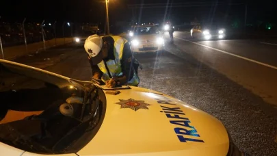 Uzunköprü’de trafik uygulamalarında 457 bin lira ceza; 5 araç trafikten men edildi