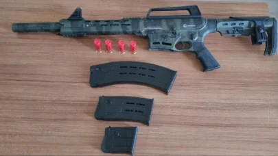 Yenişehir’de kaçak tütün ve silah operasyonu