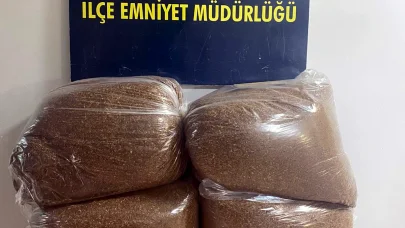 Aracında 120 kilo kaçak tütün yakalanan sürücüye 29 bin 253 TL ceza