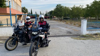 Edirne’de polisten okul çevrelerinde denetim