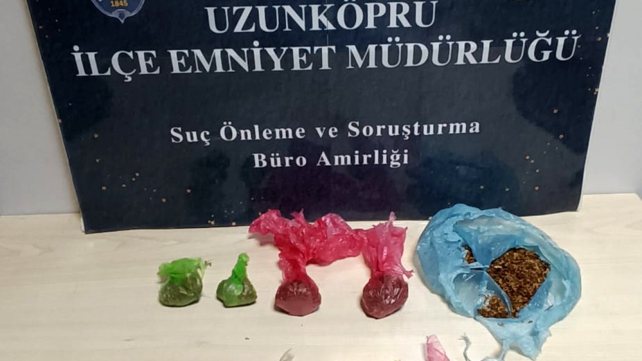 Edirne’deki uyuşturucu operasyonunda 1 tutuklama