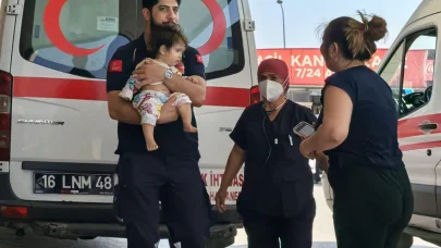Evlerinde Maraş otu yutan Elisa bebek tedaviye alındı