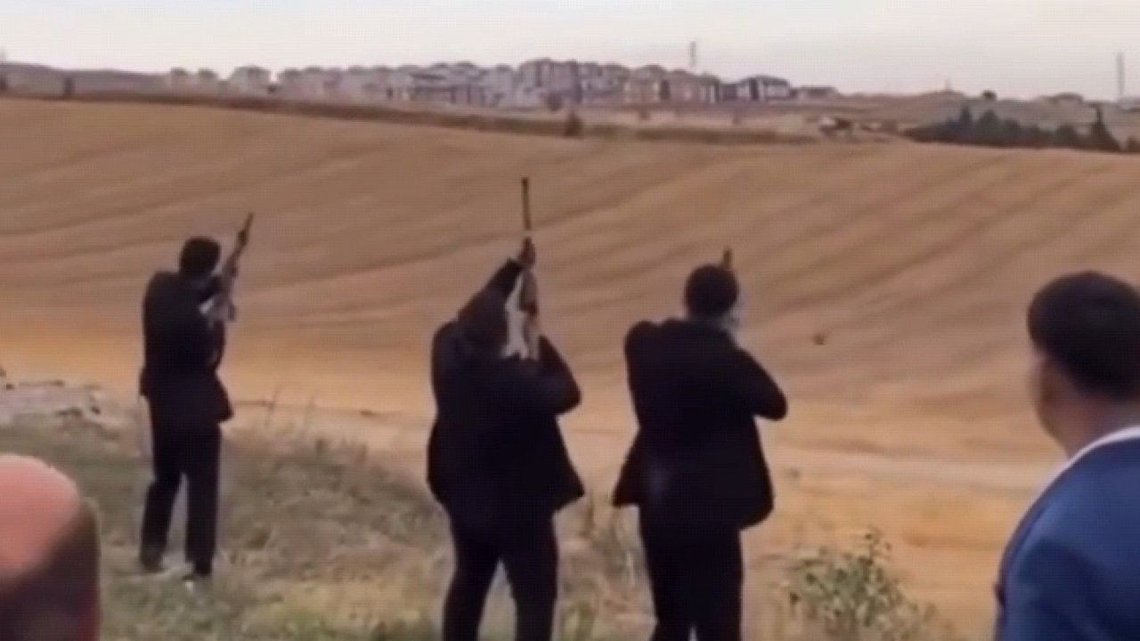 &#039;Gelin alma&#039;da av tüfeği ve tabancayla havaya ateş açtılar