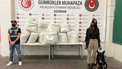 Kapıkule'de tankerde 114 kilo uyuşturucu ele geçirildi
