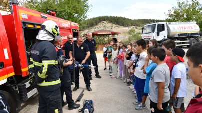 Keşan’da öğrencilere itfaiyecilik mesleği tanıtıldı