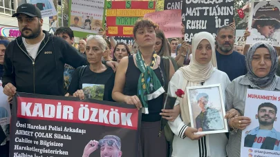 Kocaeli'de Yasemin Minguzzi öncülüğünde çocukları öldürülen ailelerden eylem