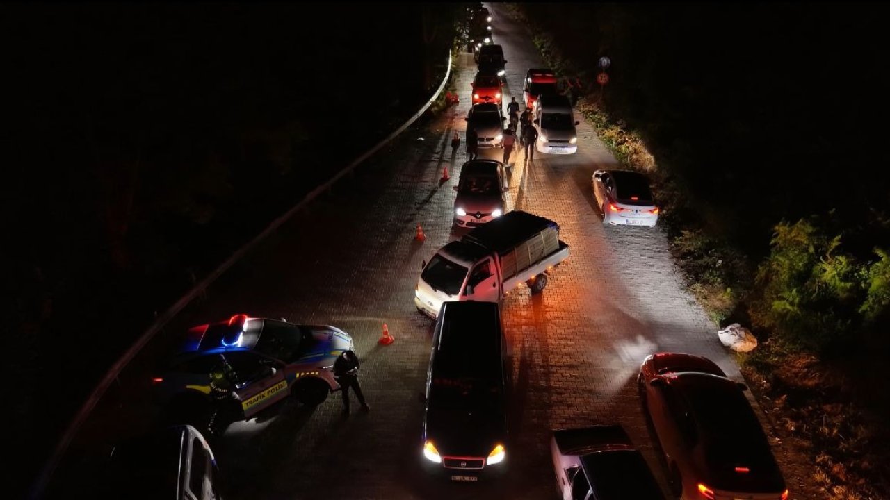 Manzara seyretmek için kuralları ihlal edenlere dronlu denetim