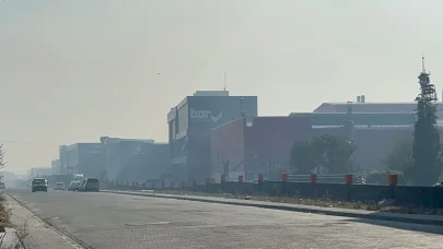 Ot yangınında fabrikaları duman kapladı, işçiler evlerine gönderildi