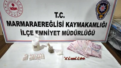 Otomobilinde uyuşturucu ele geçirilen şüpheli gözaltında
