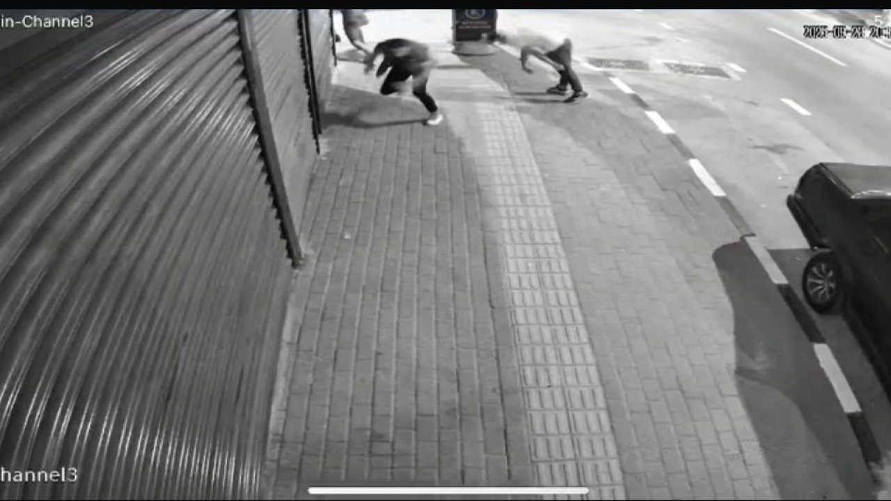 Tartıştığı kişiyi tabancayla başından vurdu; olay anı kamerada