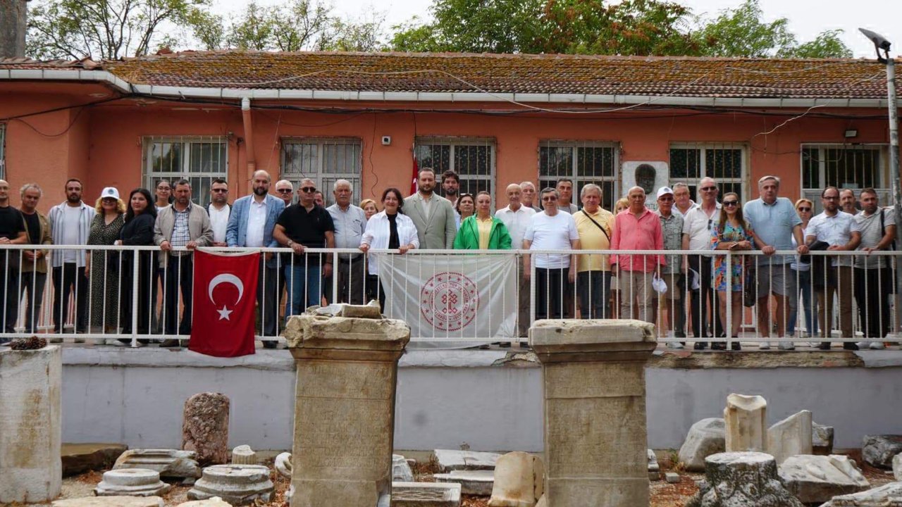 Uluslararası Trakya Turizm Kültür ve Sanat Festivali'ne gelenler Perinthos’u ziyaret etti