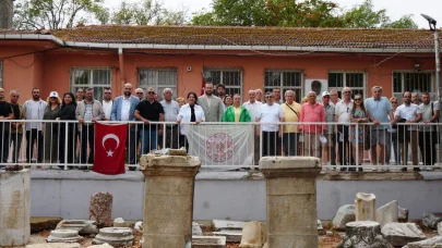 Uluslararası Trakya Turizm Kültür ve Sanat Festivali'ne gelenler Perinthos’u ziyaret etti
