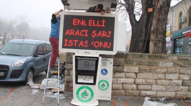 Akülü Engelli Aracı Şarj İstasyonları Yenilendi
