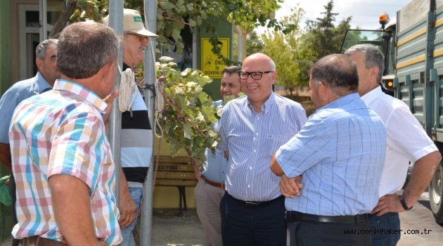 Başkan Eşkinat çiftçilerle bir araya geldi