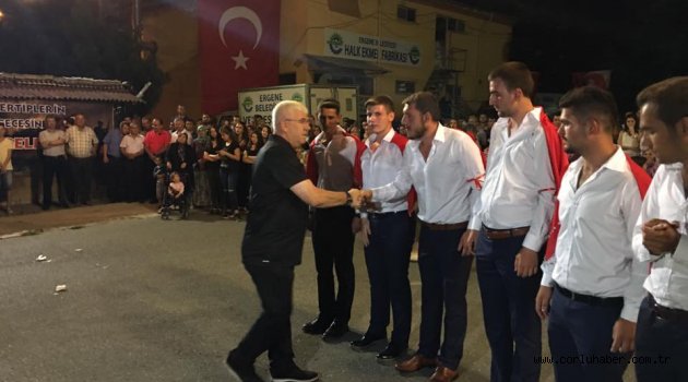 Belediye Başkanı Rasim Yüksel, Asker Uğurlamasına Katıldı