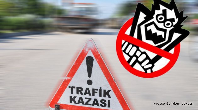 Çerkezköy'de Trafik Kazası 2 Yaralı