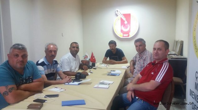 Çorlu Medya Mensupları Derneğinde Görev Değişimi