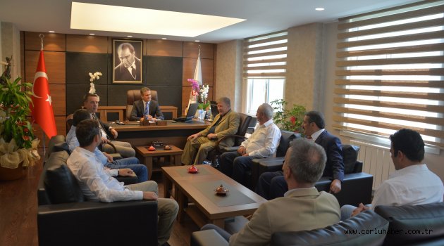 Çorlu TSO'dan Yeni Göreve Gelen Cumhuriyet Başsavcısı'na Ziyaret