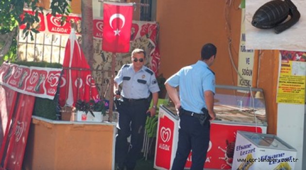 Çorlu'da El Bombası Panik Yarattı