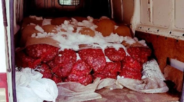 Enez'de 1 Ton 825 Kilo Kaçak Midye Ele Geçirildi