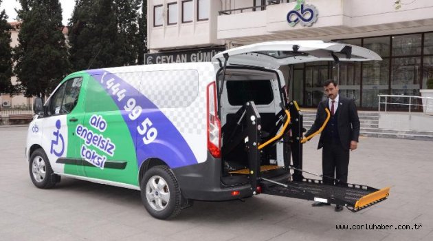 Engelsiz taksi yeni yılda hizmete giriyor