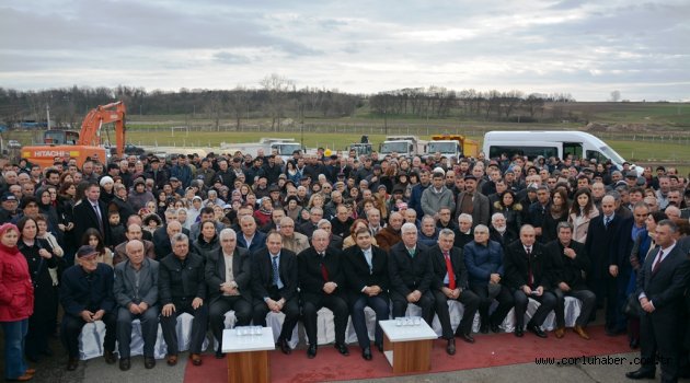 ERGENE KANALİZASYON VE YAĞMUR SUYU HATTINA KAVUŞUYOR