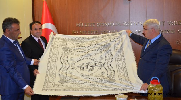 Ergene Tokat Sulusaraylılar Derneği’nden Başkan Yüksel’e Ziyaret