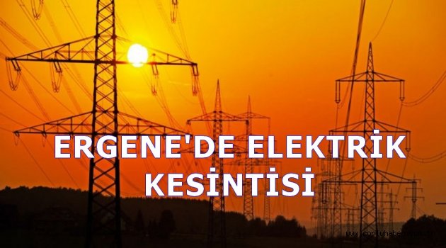 Ergene'de Elektrik Kesintisi