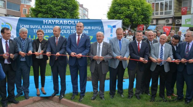 Hayrabolu’da içme suyu tesisleri açıldı