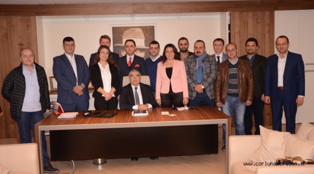 İl Genç Girişimciler’den Başkan Baysan’a Ziyaret
