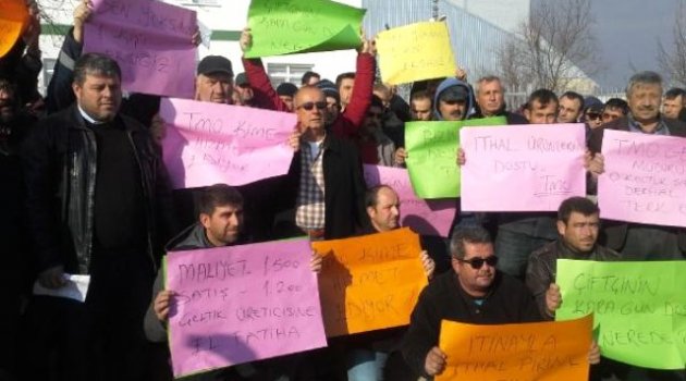 İpsalalı Çeltikçiler, TMO'yu Protesto Etti
