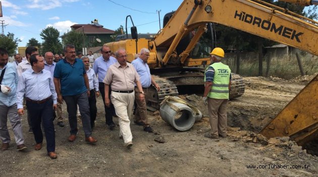 Kadir Albayrak, Ergene’de TESKİ Yatırımlarını İnceledi