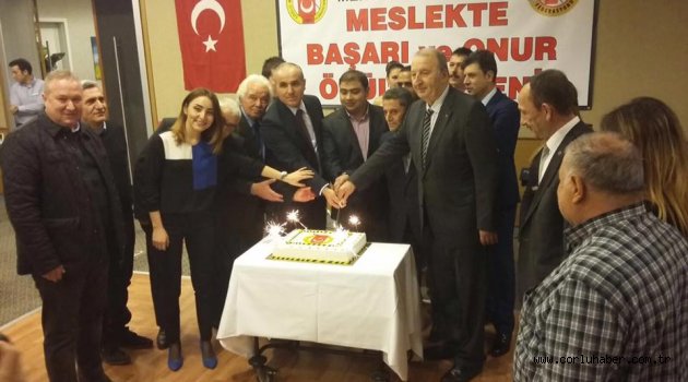 MESLEKTE ONUR VE BAŞARI ÖDÜLLERİ SAHİPLERİNİ BULDU