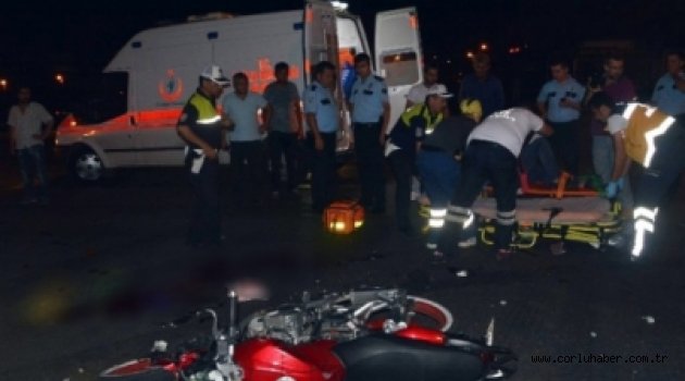 Motosiklet Kazası Yalova  : Yalova�nIn Altınova Ilçesinde Iki Motosikletin Çarpışması Sonucu Ağır Yaralana Mehmet Özaslan Hayatını Kaybetti.