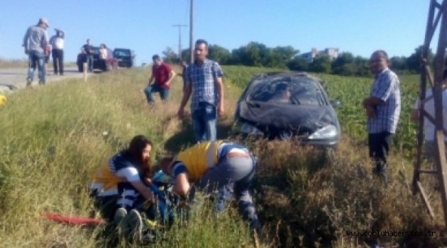 Saray'da Trafik Kazası: 1 Yaralı