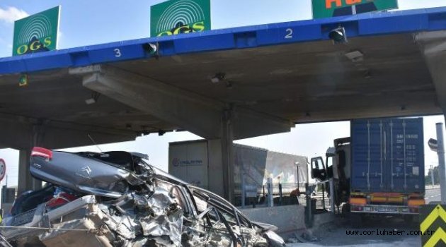 Tem Otoyolunda Kaza 3 kişi yaralandı