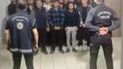 17 kaçak göçmene barınma ve iş imkanı sağlayan 2 şüpheliye gözaltı