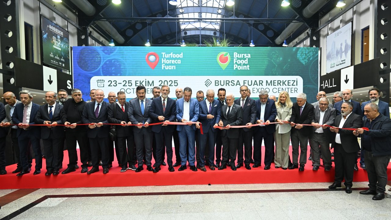 Bursa Food Point Fuarı ile 6’ncı Turfood Horeca Fuarı eş zamanlı olarak kapılarını açtı