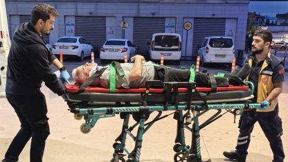 Bursa'da ağaçtan düşüp ağır yaralandı