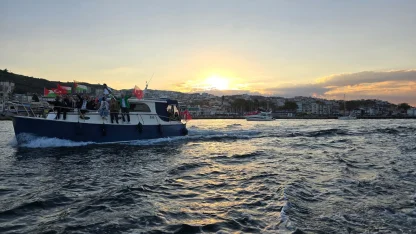 Bursa’da Filistin ve Sumud Filosu’na destek için denize açıldılar