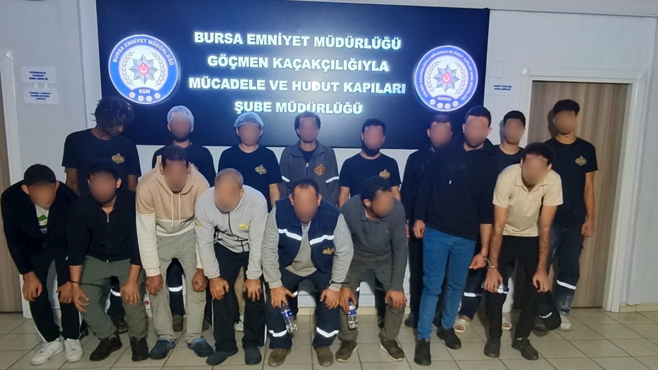Bursa'da kaçak göçmenlerin çalıştırıldığı iş yerine baskın: 1 gözaltı