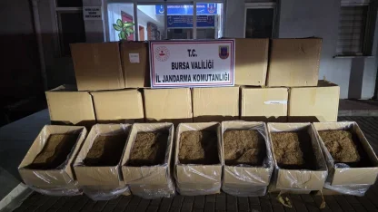 Bursa’da kaçak tütün operasyonu; 2 gözaltı