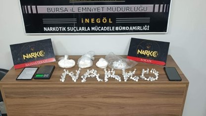 Bursa’da uyuşturucu operasyonu: 1 tutuklama