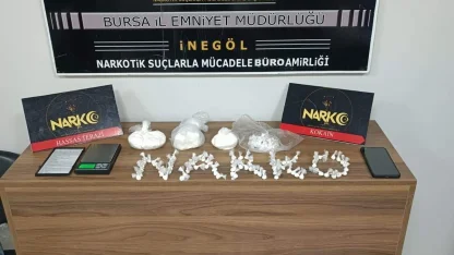 Bursa’da uyuşturucu operasyonu: 1 tutuklama
