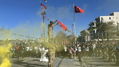 Çanakkale'de 29 Ekim kutlaması